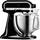 Міксер планетарний KitchenAid Artisan 5KSM185PSEOB 300 Вт чорний