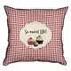 Подушка с мешковины So sweet life 45x45 см (45PHB_SWE008_WH)