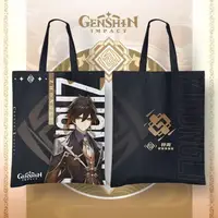 Эко сумка шоппер Genshin Impact "Чжун Ли" 42х33 см 3DTOYSLAMP