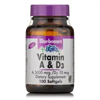 Витамины и минералы Bluebonnet Vitamin A &amp; D3, 100 капсул