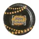 Набор бумажных тарелок "Happy Birthday black" 7038-0003, 10 шт