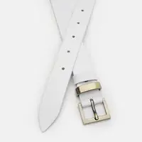 Женский кожаный ремень Borsa Leather 110b1genw130-white
