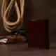 Женское глянцевое кожаное портмоне Shvigel 16484 Бордовый