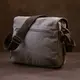 Сумка почтальонка текстильная Vintage 20605 Серая