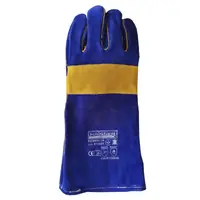 Замшеві рукавиці захисні Haisser 211523 118800 14 розмір сині