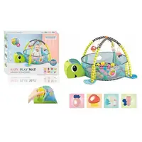 Дитячий розвиваючий килимок 3 в 1 Baby, набір куль. Green (134798)