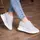 Кроссовки женские Fashion Eaton 2864 41 размер 26 см Серебристый