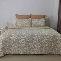 Покрывало евро ТЕП Elegante Cotton Beige and White 4-04577_32781 220х240 см