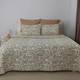 Покрывало евро ТЕП Elegante Cotton Beige and White 4-04577_32781 220х240 см