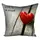 Подушка c принтом габардиновая Love is all around 50x50 см (5P_LP259)