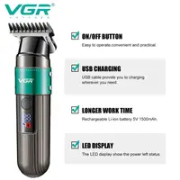 Машинка для стрижки волосся VGR V-929 акумуляторна