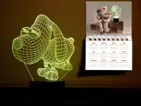 Сменная пластина для 3D светильников "Пёсик" 3DTOYSLAMP