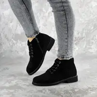 Черевики жіночі Fashion Plushbottom 2382 41 розмір 26 см Чорний