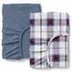 Набор простыни на резинке в детскую кроватку 60х120 фланель ROYAL TARTAN