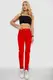 Джинсы женские Slim Fit, цвет красный, 182R1489S19