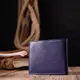 Отличный мужской зажим из зернистой кожи KARYA 21053 Синий