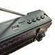 Радиоприёмник с солнечной панелью FM USB MicroSD и фонариком NS-8126S на аккумуляторе Чёрный