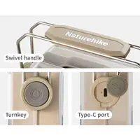 Ліхтар антимоскітний Naturehike CNK2550ZM013, бежевий