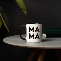 Кружка "МАМА", черная, 330 мл
