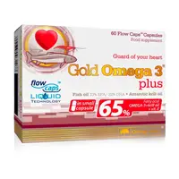 Жирные кислоты Olimp Gold Omega 3 Plus 65%, 60 капсул