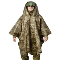 Пончо тактическое военное Ranger Rip stop RA-8918 210х140 см пиксель