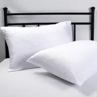 Наволочки Iris Home Готель - Сатін Страйп 1*1 білий 50*90 (2шт)