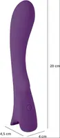 Интенсивный и бесшумный вибратор Amor Vibratissimo G-Vibrator violet (Приложение НЕ Функционирует!)