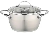 Каструля Con Brio CB-1125 24 см 6.1 л серебристая