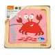 Деревянный мини-пазл Viga Toys Крабик, 4 эл. (50146)