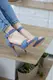 Женские босоножки Fashion Kabuki 2815 40 размер 25,5 см Голубой