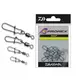 Вертлюг с застежкой Daiwa Prorex Snap Swivel S 9kg 10pcs (15408-100 / 720487)