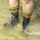 Носки водонепроницаемые Dexshell Ultra Dri Sports, р-р S, с оранжевой полосой