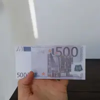 Сувенирные деньги 500 евро, 80 купюр
