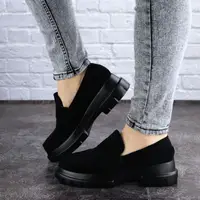 Женские мокасины Fashion Sloggo 2031 41 размер 26 см Черный