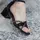 Женские босоножки Fashion Yemma 2665 37 размер 24 см Черный