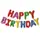 Набор надувных шариков Happy Birthday Multicolor 5960 13 предметов разноцветный