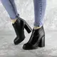 Ботильоны женские Fashion Tito 2458 37 размер 24 см Черный