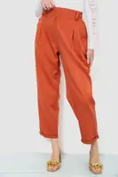 Брюки женские классические, цвет терракотовый, 102R335