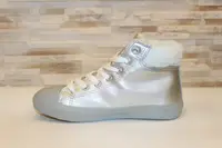 Кеди жіночі сріблясті зимові С981 38