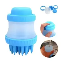 Щітка для миття тварин Cleaning Device The Gentle Dog Washer з силіконовими ворсинками для купання та масажу собак та кішок