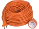 Удлинитель ELECTRALINE 1Р, без заз,шторки, 20м, 2X0,75