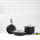 Сотейник со стеклянной крышкой KitchenAid Aluline CW001978-002 28 см 4.2 л черный