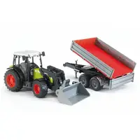 Модель Bruder Трактор Nectis 267 F с погрузчиком и прицепом 1:16 (02112)