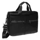 Мужская кожаная сумка Borsa Leather k11120a-black