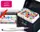 Набор двухсторонних скетч-маркеров Touch Smooth на спиртовой основе 60 штук + 20 шт Смешивающихся фломастеров