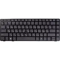 Клавiатура для ноутбука HP Elitebook 8460P, ProBook 6460b чoрний, чoрний фрейм