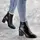 Ботильоны женские Fashion Tijuana 2418 40 размер 25,5 см Черный