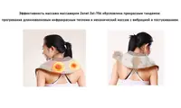 Постукуючий масажер для шиї Zenet ZET-756 з прогріванням