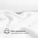 Комплект постельного белья IDEIA евро 200х220 сатин хлопок премиум страйп белый