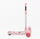 Самокат трехколесный Skyper KR-1077 колеса PU со светом и музыкой. Pink and White (189257)
